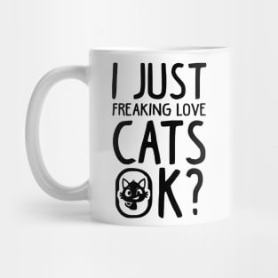 Love Cats Funny Cat Lover Gift Mug